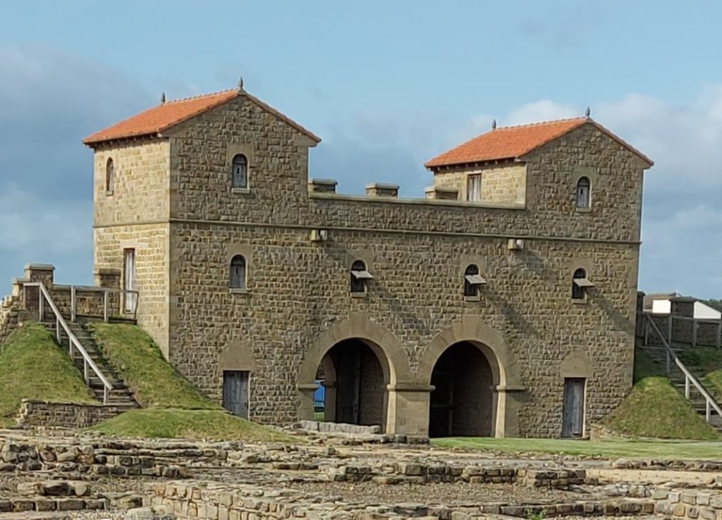 Stone gate - Arbeia Museum South Shields