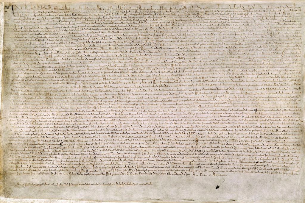 The Magna Carta (originally known
