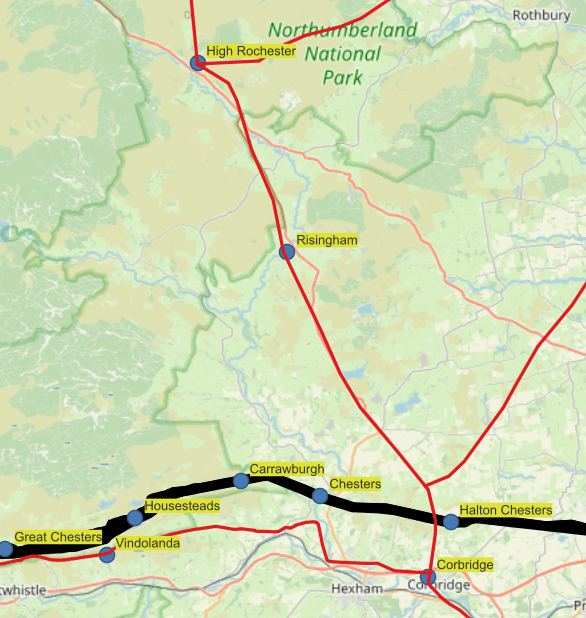 High Rochester Roman Fort (Bremenium)