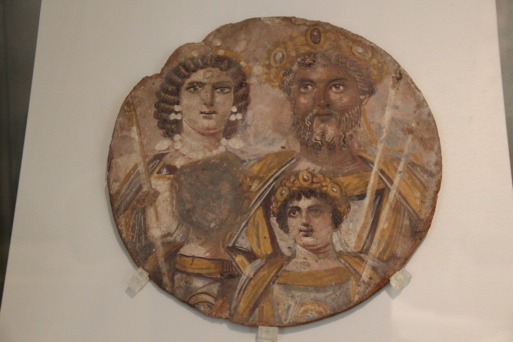Julia Domna, Septimius Severus, Geta (scored out) and Caracalla