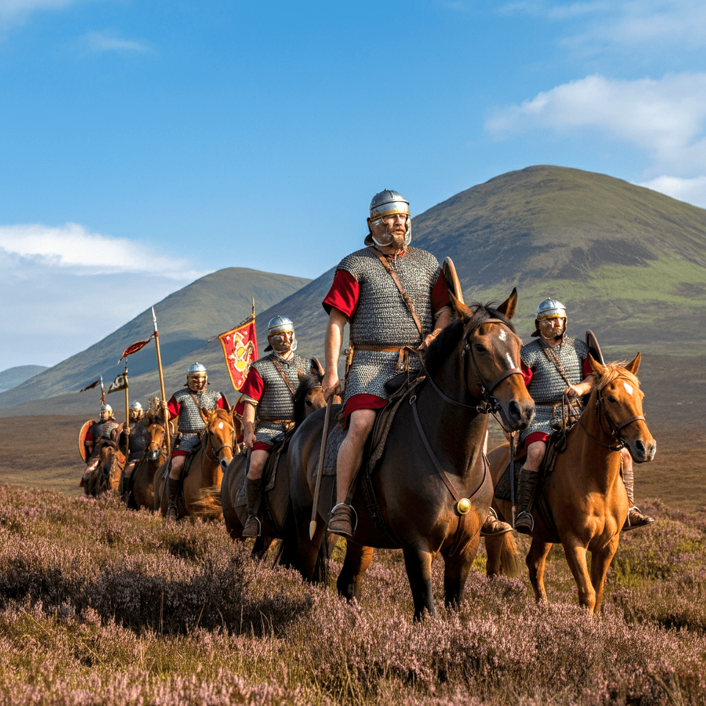 Romans in Scotland 100 AD