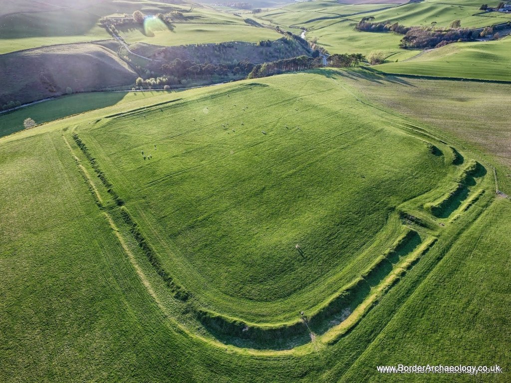 Aerial picture of Lyne Fort