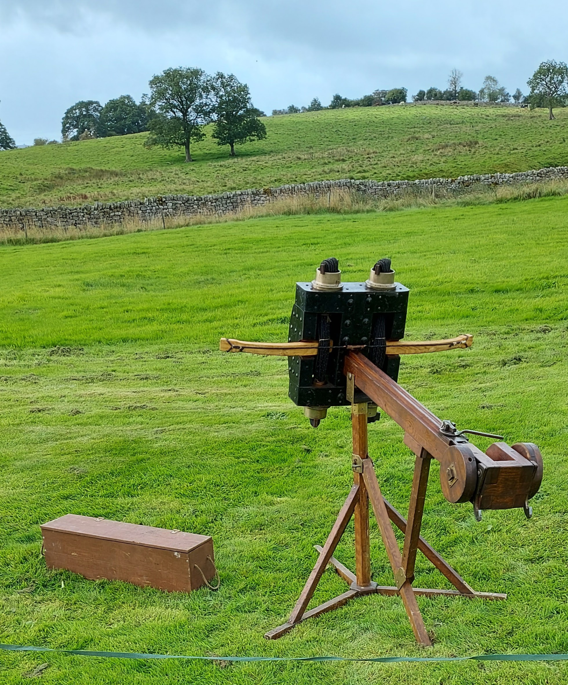 Modern reconstruction of a Roman bolt-thrower