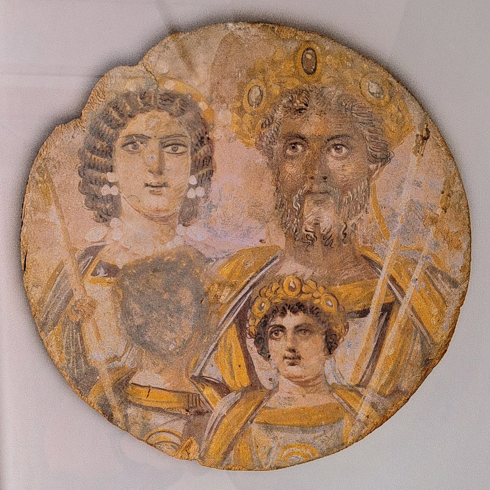 Ancient portrait of the Severan imperial family