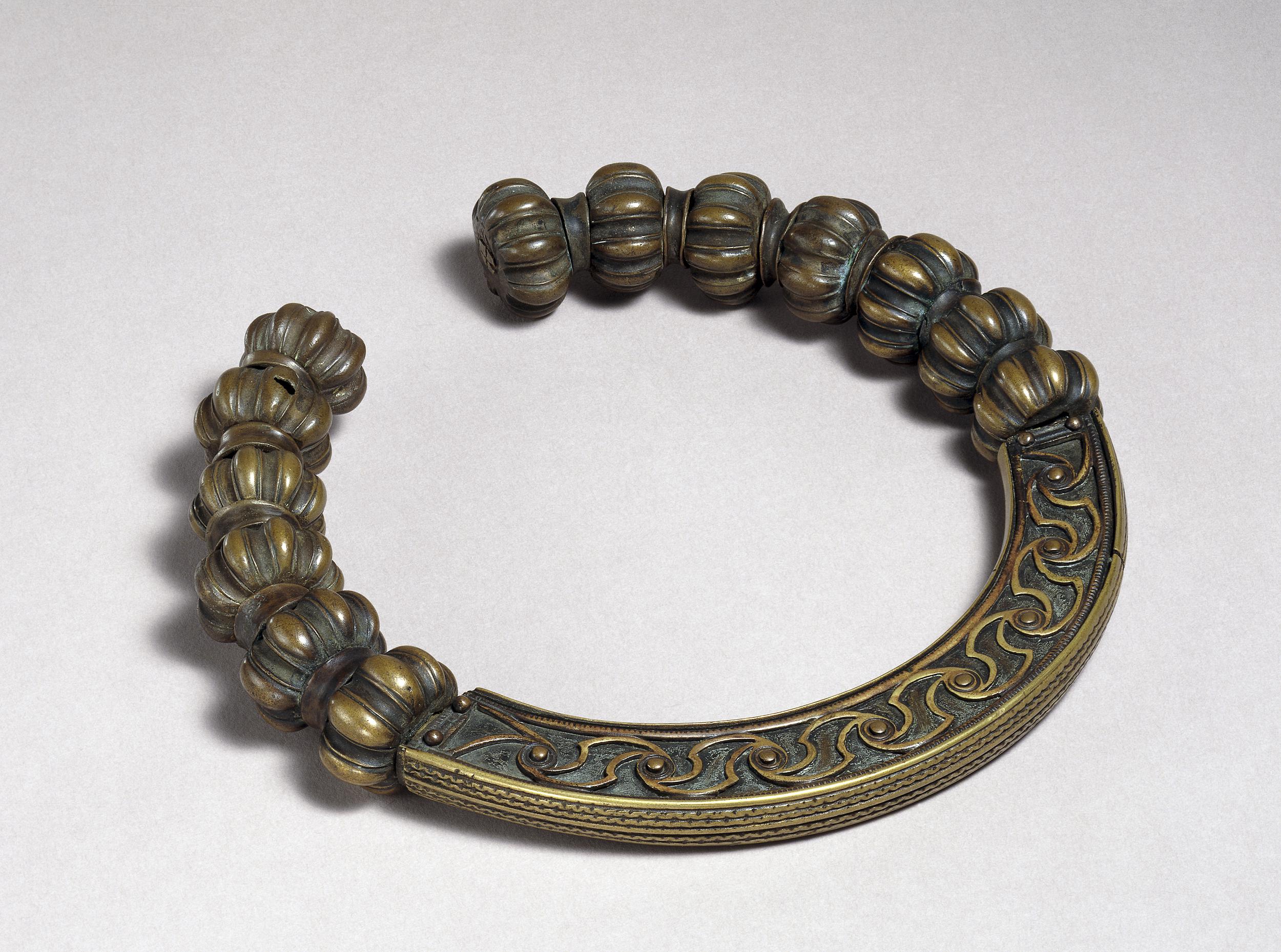 Decorated torc from the British Museum